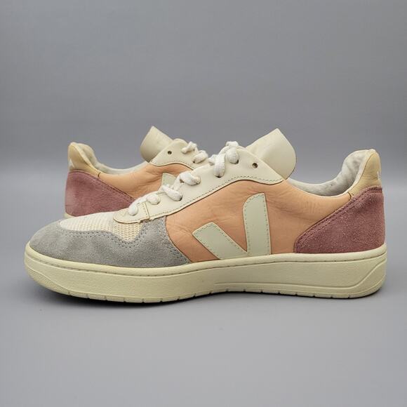 Veja Women's V-10 Suede Trainers Multicolor Size 9 - Picture 2 of 15